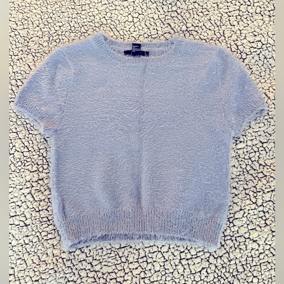 Forever 21 Sweaters - Lavender, eyelash, cropped sweater